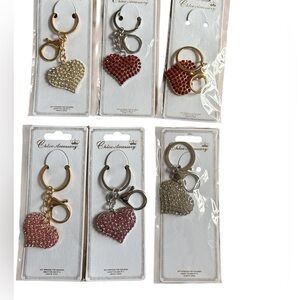 Heart Keychain Bag Charm Valentine